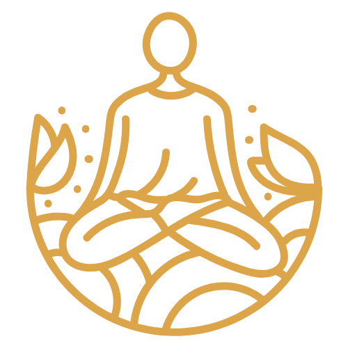 Holistic Transpersonal Psychology Logo with Meditating Figure and Healing Swirls Holistic psychology logo with meditating figure and flowing swirls symbolizing mindfulness, balance, and emotional healing